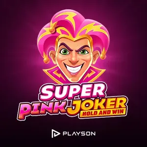 Bouffon souriant au chapeau rose